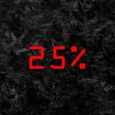 25%