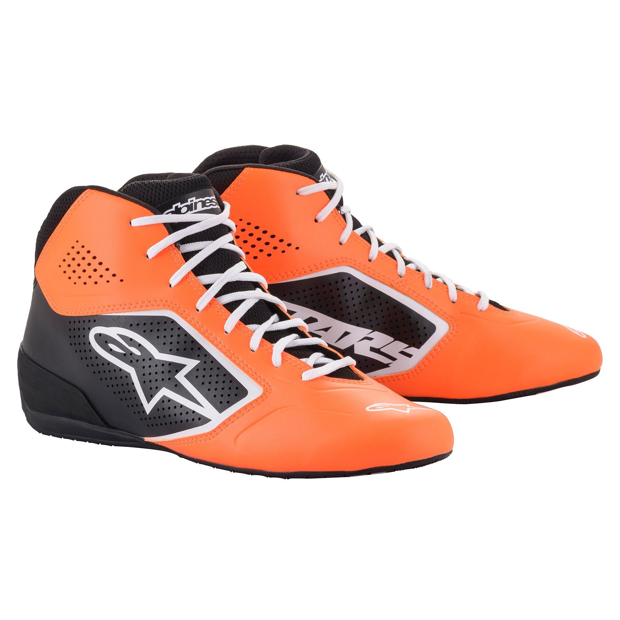 Black/Orange 8.5 Alpinestars Men's Tech-1 K Start Karting Shoe 