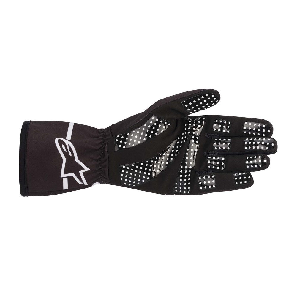 Alpinestars TECH-1 K RACE V2 SOLID Gloves - BLACK/WHITE