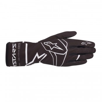 Alpinestars TECH-1 K RACE V2 SOLID Gloves - BLACK/WHITE