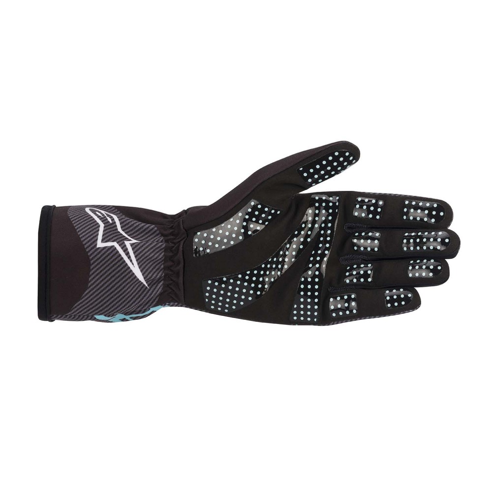 Alpinestars TECH-1 K RACE V2 CAMO GLOVES - BLACK/TURQUOISE Alpinestars TECH-1 K RACE V2 CAMO GLOVES - BLACK/TURQUOISE