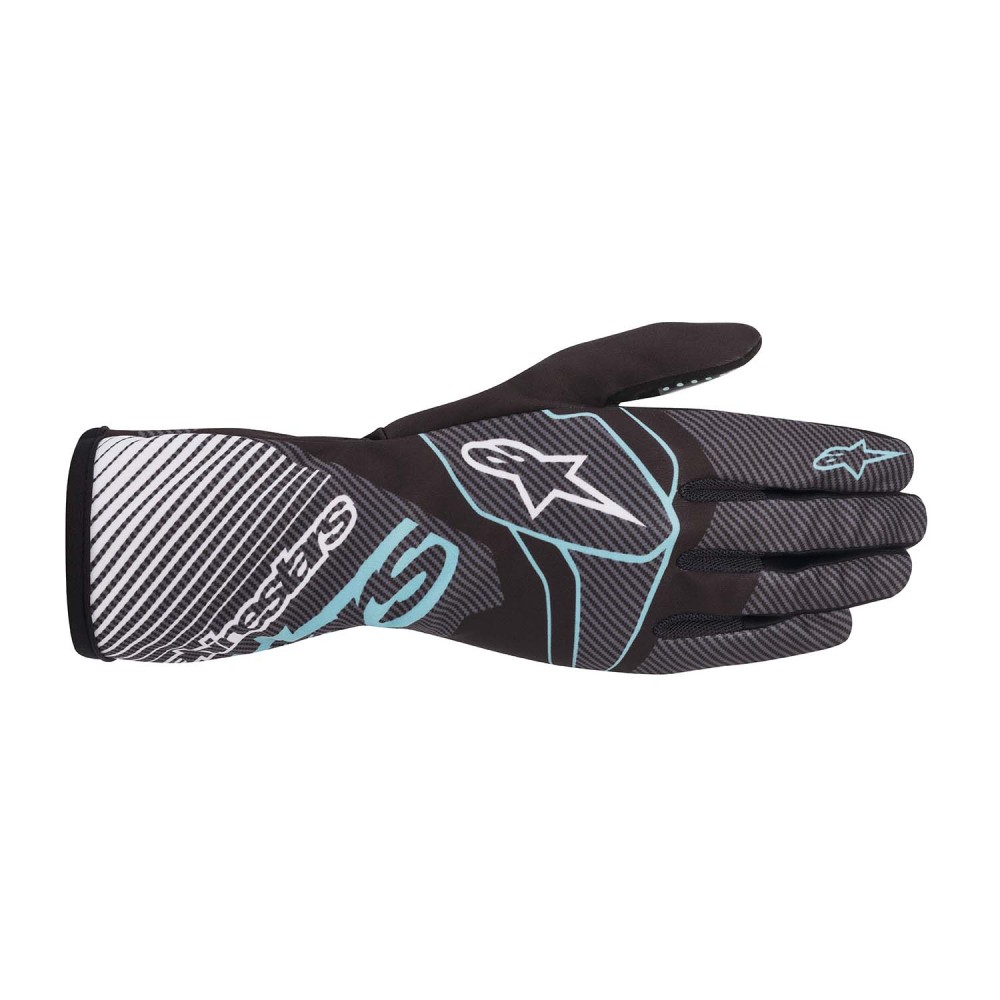 Alpinestars TECH-1 K RACE V2 CAMO GLOVES - BLACK/TURQUOISE Alpinestars TECH-1 K RACE V2 CAMO GLOVES - BLACK/TURQUOISE