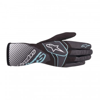 Alpinestars TECH-1 K RACE V2 CAMO GLOVES - BLACK/TURQUOISE Alpinestars TECH-1 K RACE V2 CAMO GLOVES - BLACK/TURQUOISE