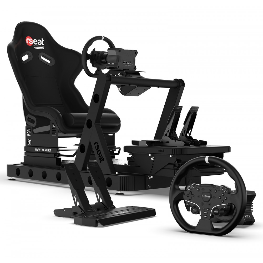 B1 Black and Moza R5 Simulator Bundle B1 Black and Moza R5 Simulator Bundle