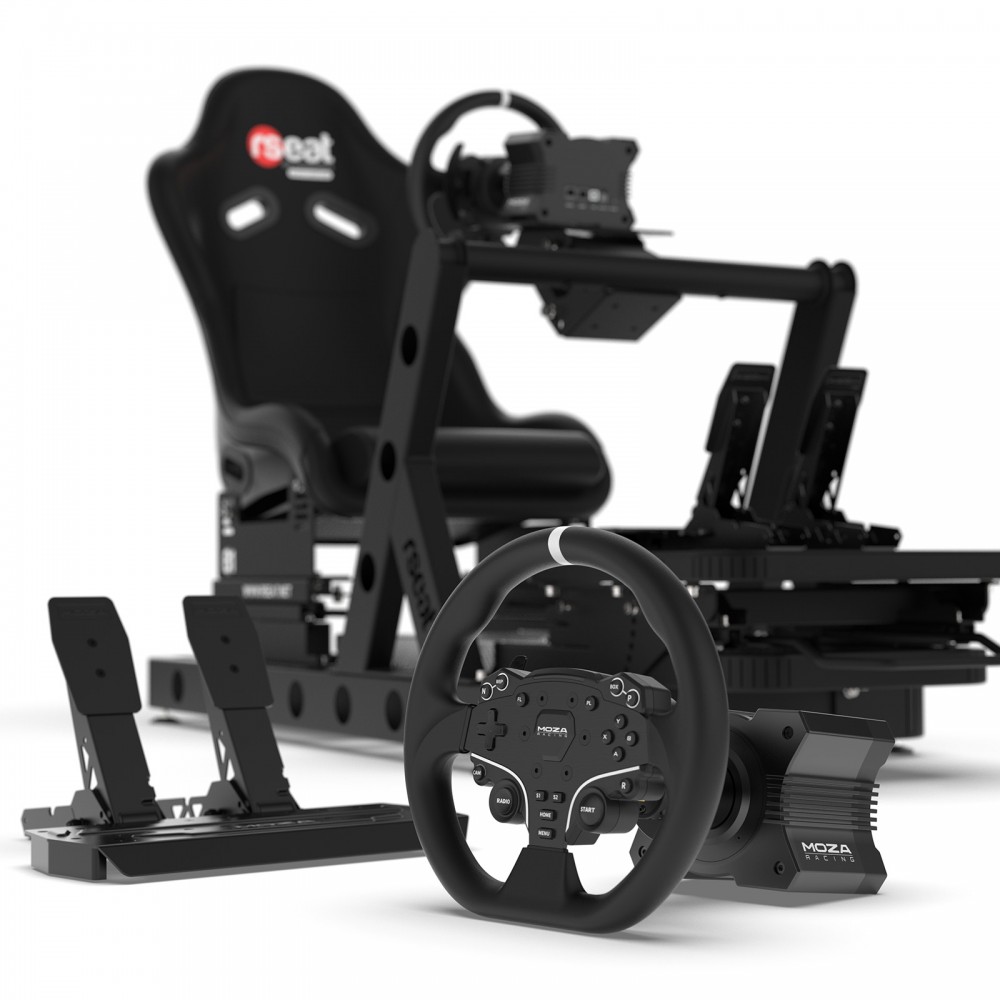 B1 Black and Moza R5 Simulator Bundle B1 Black and Moza R5 Simulator Bundle