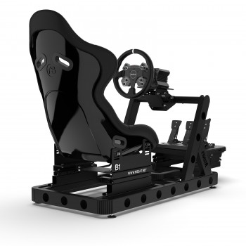 B1 Black and Moza R9 CS Wheel SR-P Pedals Bundle