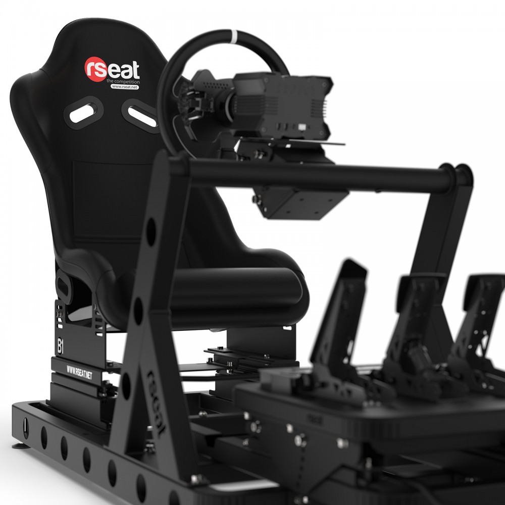 B1 Black and Moza R9 CS Wheel SR-P Pedals Bundle B1 Black and Moza R9 CS Wheel SR-P Pedals Bundle