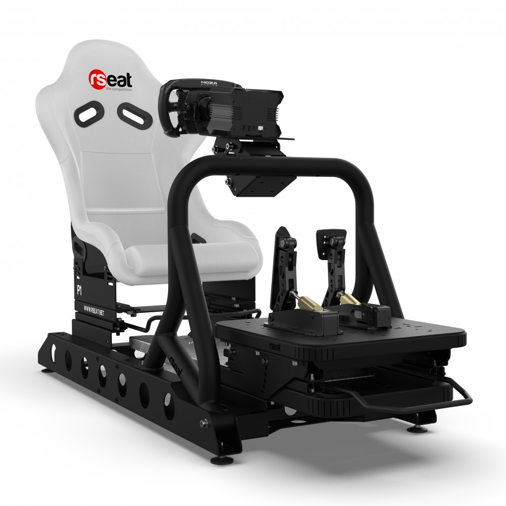 P1 Black and Moza R9 FSR Wheel and CRP 2 Pedals Bundle P1 Black and Moza R9 FSR Wheel and CRP 2 Pedals Bundle