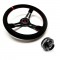Bundle Driftshop Wheel 35cm Black Suede with MOZA Quick Release Adapter Bundle Driftshop Wheel 35cm Black Suede with MOZA Quick Release Adapter
