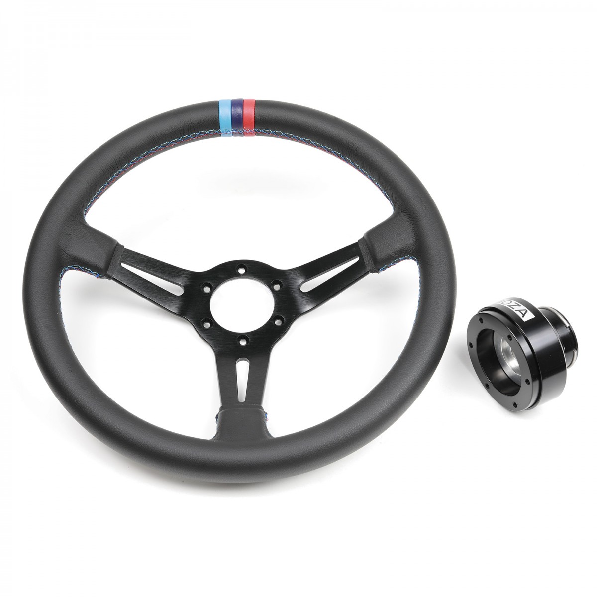 RSeat Europe SimracingBundle Wheel 35cm "M Power V2" with MOZA Quick Release Adapter