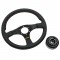 Bundle Momo Tuner Leather Steering Wheel 320mm | Quick Release Moza Racing Bundle Momo Tuner Leather Steering Wheel 320mm | Quick Release Moza Racing