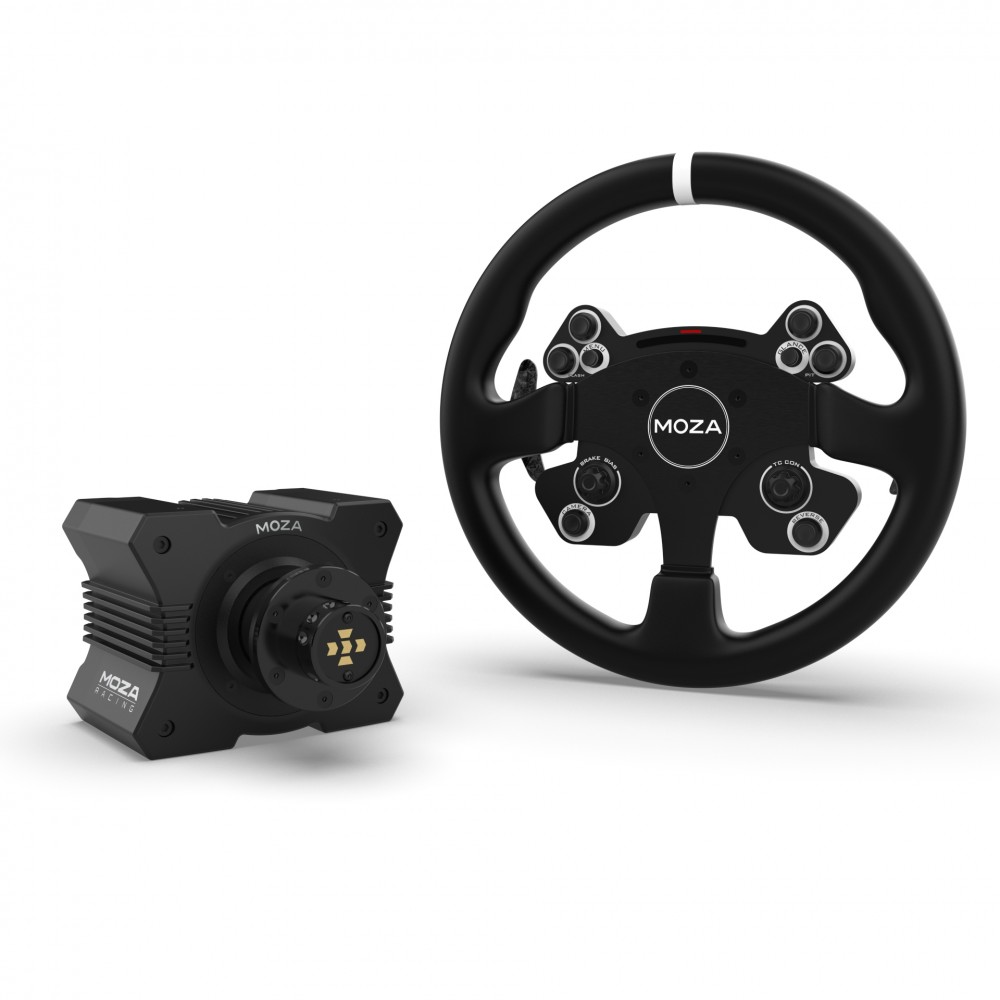 Bundle Moza R5 Direct Drive Base with CS V2 Steering Wheel Bundle Moza R5 Direct Drive Base with CS V2 Steering Wheel