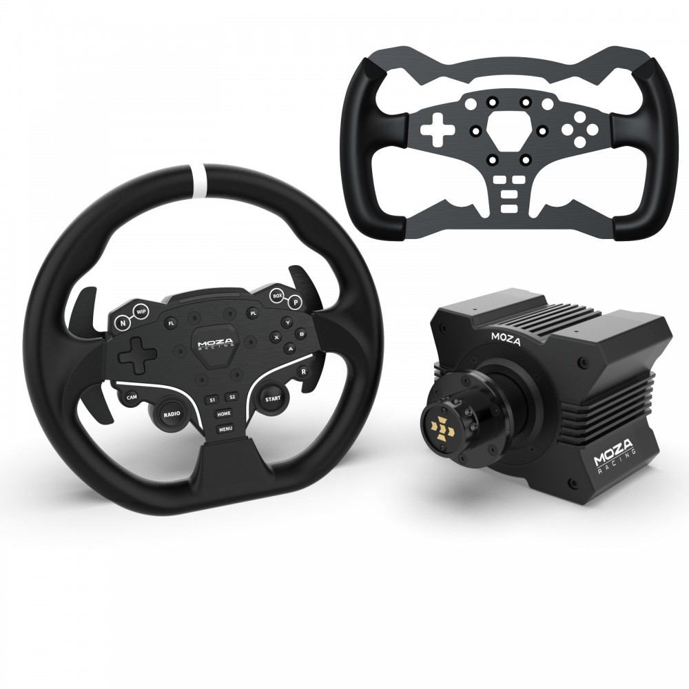 Bundle Moza R5 Direct Drive, ES Steering Wheel and Formula Mod