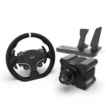 Bundle Moza R5 Direct Drive, ES Steering Wheel, SR-P 2 Pedals Bundle Moza R5 Direct Drive, ES Steering Wheel, SR-P 2 Pedals