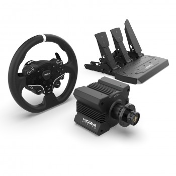 Bundle Moza R5 Direct Drive, ES Steering Wheel, SR-P 3 Pedals Bundle Moza R5 Direct Drive, ES Steering Wheel, SR-P 3 Pedals