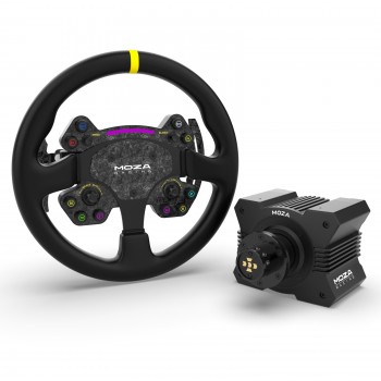 Bundle Moza R5 Direct Drive with RS V2 Steering Wheel Bundle Moza R5 Direct Drive with RS V2 Steering Wheel