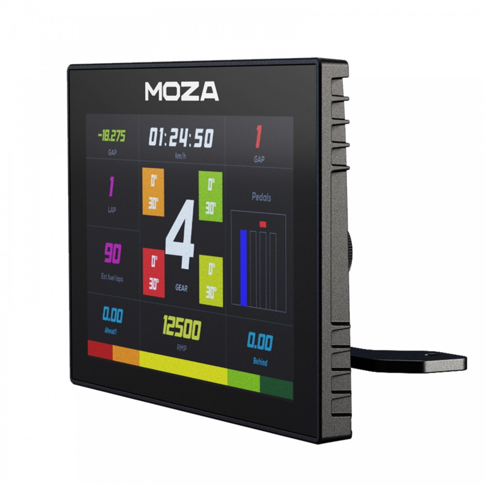 MOZA CM Digital Dash for Moza R12 R9 & R5 Base MOZA CM Digital Dash for Moza R12 R9 & R5 Base
