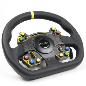 Moza Racing RS Steering Wheel D-Shape Leather