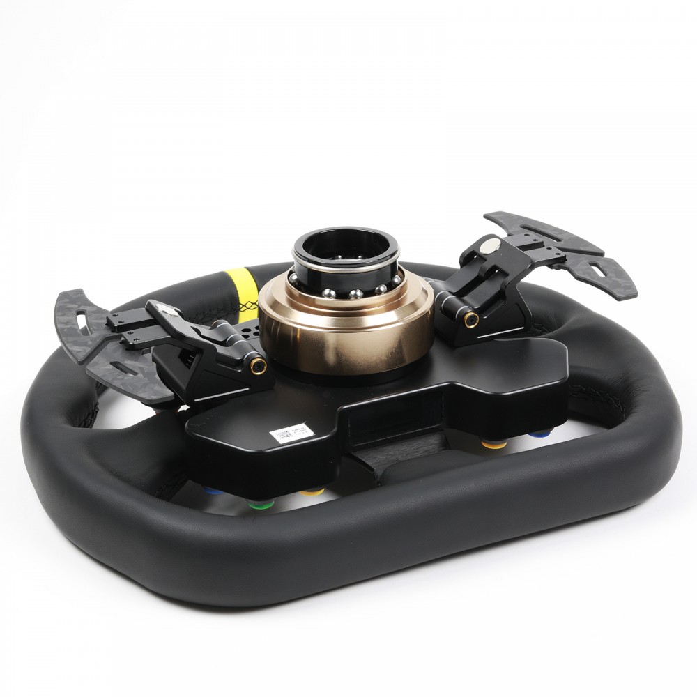 Moza Racing RS Steering Wheel D-Shape Leather Moza Racing RS Steering Wheel D-Shape Leather