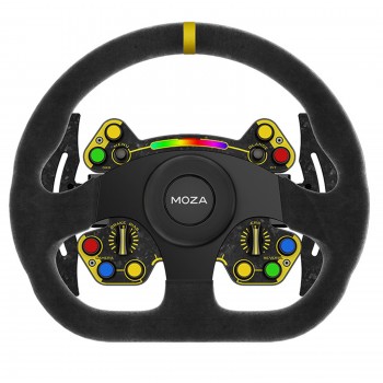 Moza Racing RS Steering Wheel D-Shape Alcantara Moza Racing RS Steering Wheel D-Shape Alcantara