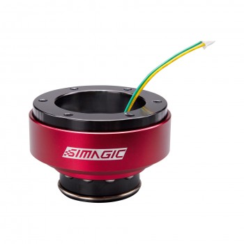Bundle Driftshop Wheel 35cm Black Suede with Simagic Quick Release Adapter