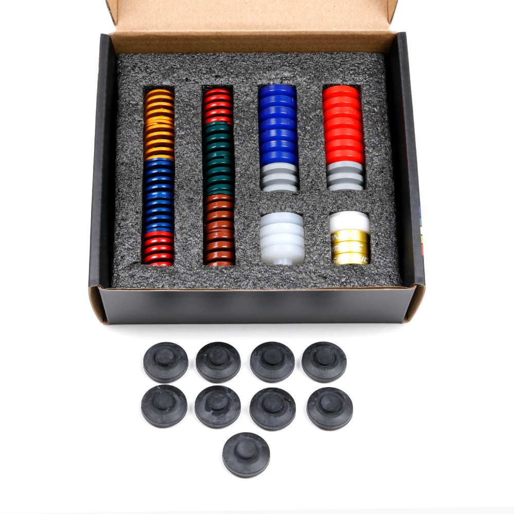 Simagic P-ORP(H) Optional Rubber Pads with Springs Set for P1000 Hydraulics Simagic P-ORP(H) Optional Rubber Pads with Springs Set for P1000 Hydraulics