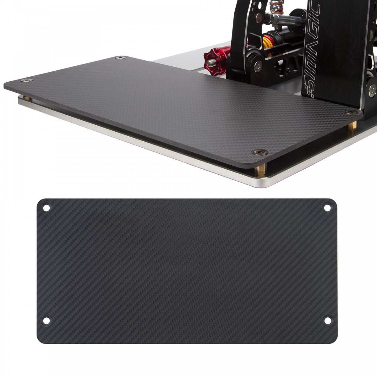 RSeat Europe SimracingSimagic Carbone Plate Heel Riser for Pedals P2000 ...