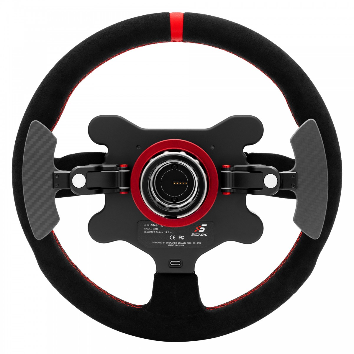 RSeat Europe Sparco Simulatoren Simagic GTS Steering Wheel Alcantara