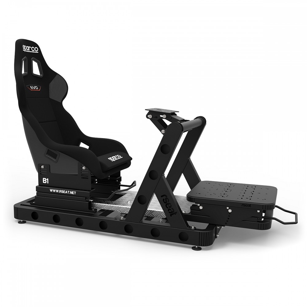 RSeat Europe SimracingB1 BlackRigs and cockpits for direct drive wheels