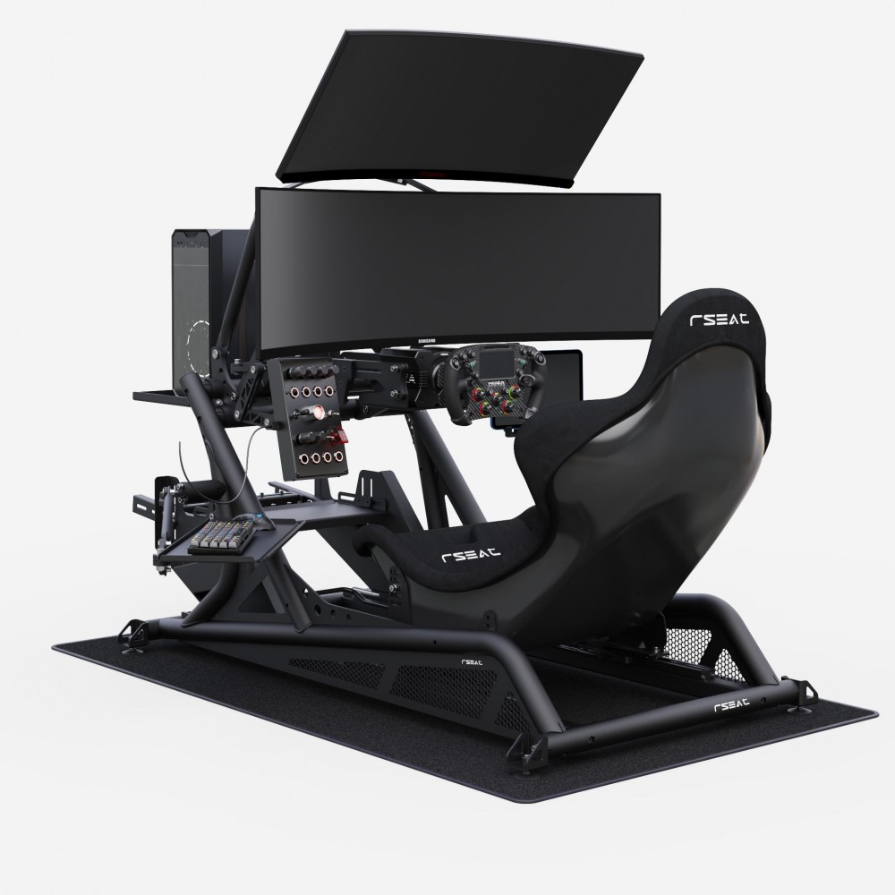 RSeat EVO Formula Black Cockpit
