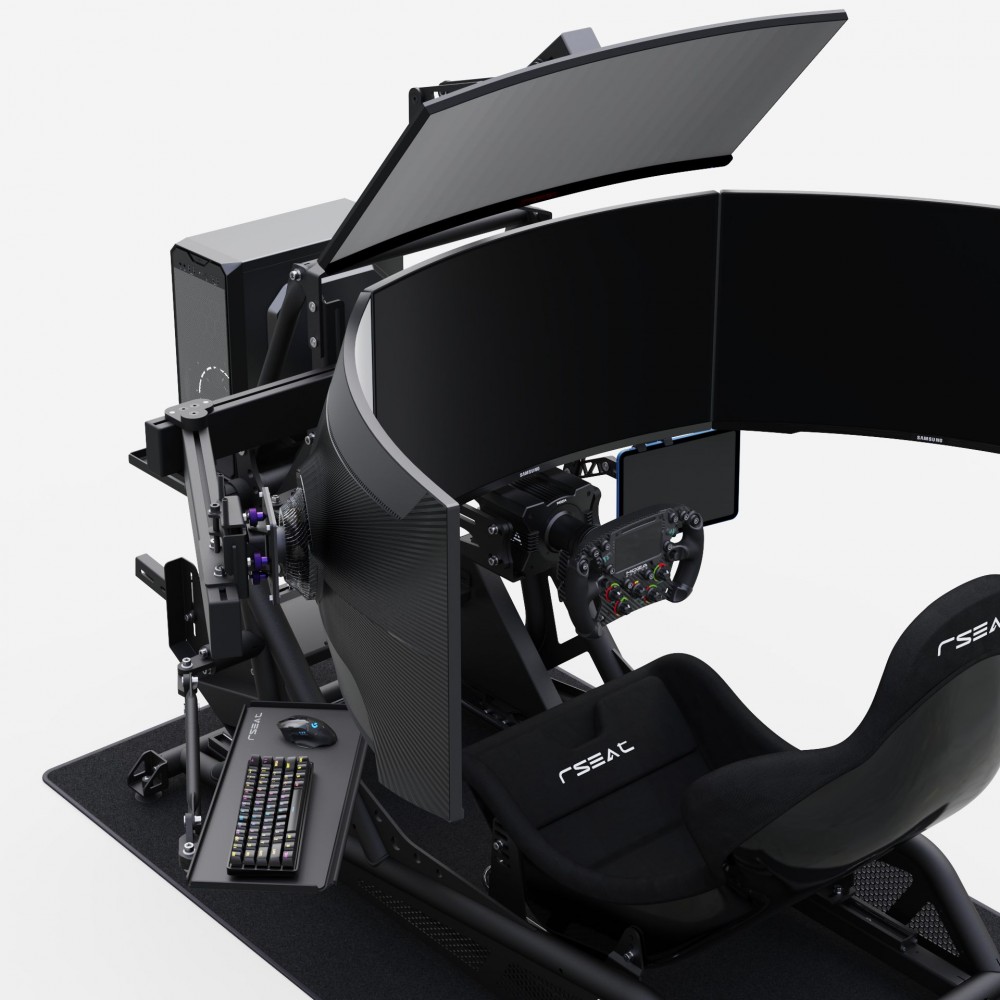 RSeat EVO Formula Black Cockpit