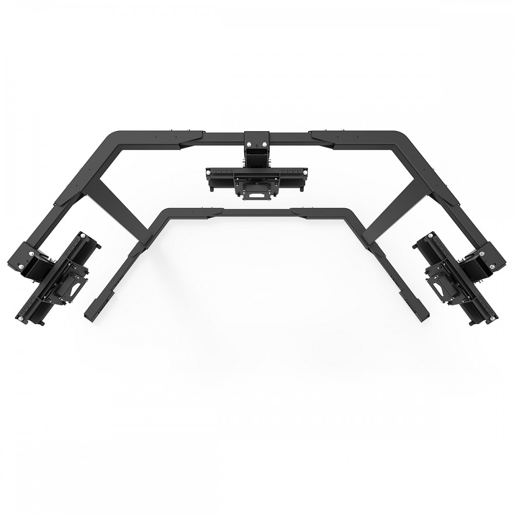 TV STAND TX40 Black - Triple 27-40 inch TV/Monitor Stand