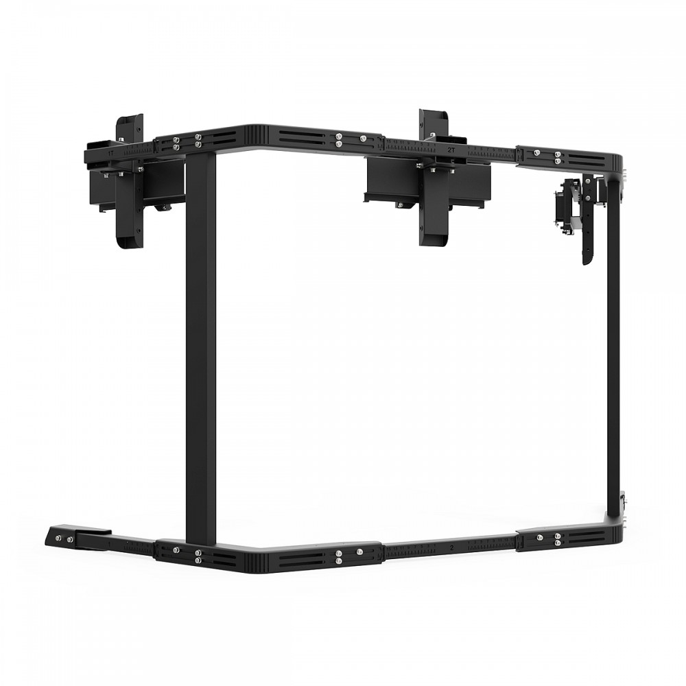 TV STAND TX40 Schwarz - Dreifach-Monitorständer 27-40 inch TV/Monitor 