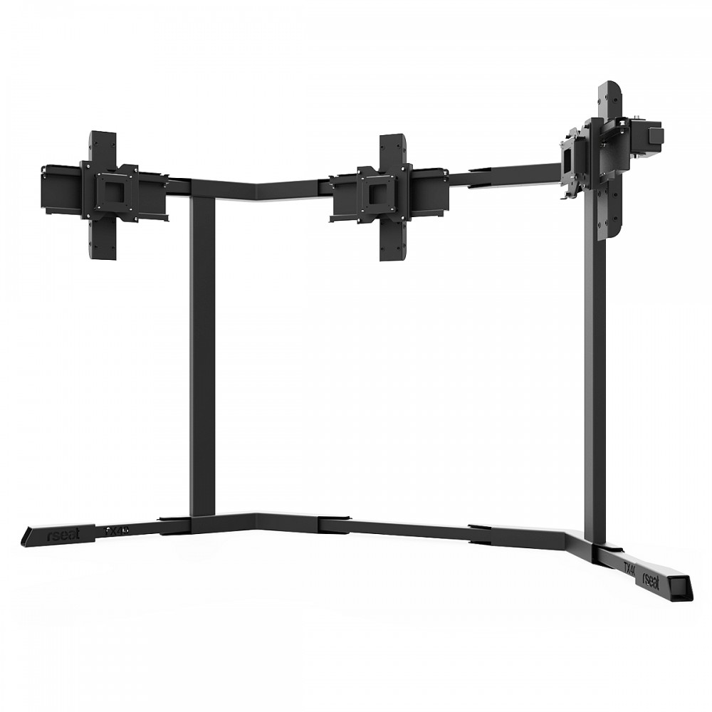 TV STAND TX40 Black - Triple 27-40 inch TV/Monitor Stand