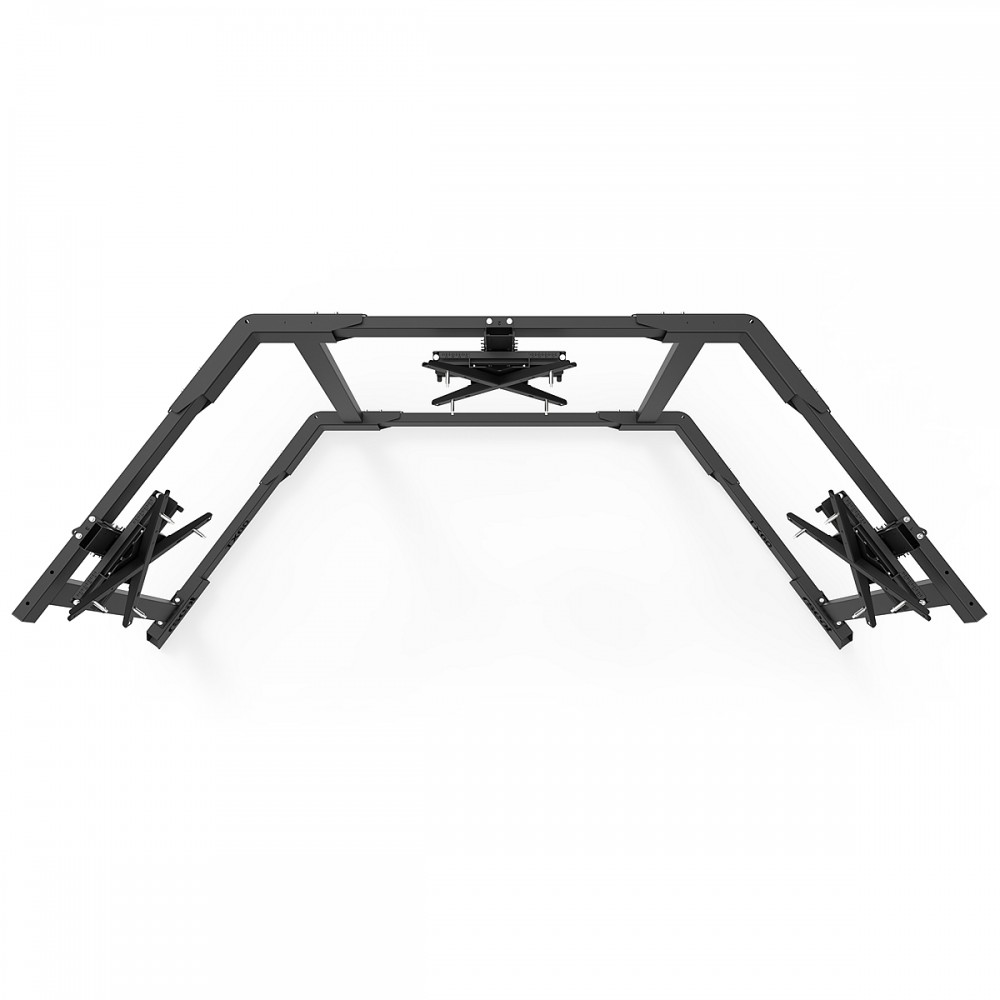 TV STAND TX60 Black - Triple 43-60 inch TV/Monitor Stand TV STAND TX60 Black - Triple 43-60 inch TV/Monitor Stand