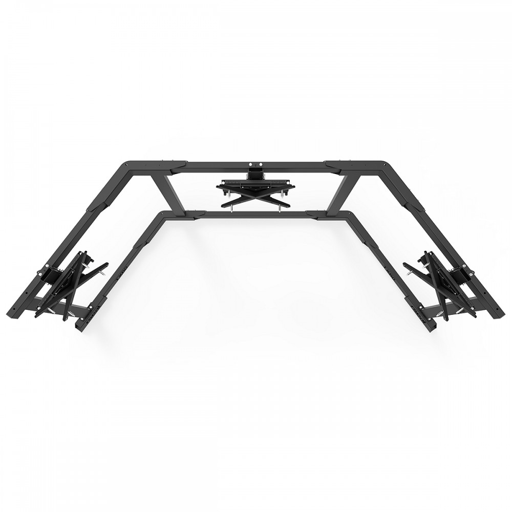 TV STAND TX60 Noir - TV Stand Support Triple écran 43 à 60 Pouces