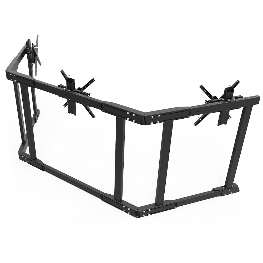 TV STAND TX90 Black - Triple 65-90 inch TV/Monitor Stand TV STAND TX90 Black - Triple 65-90 inch TV/Monitor Stand
