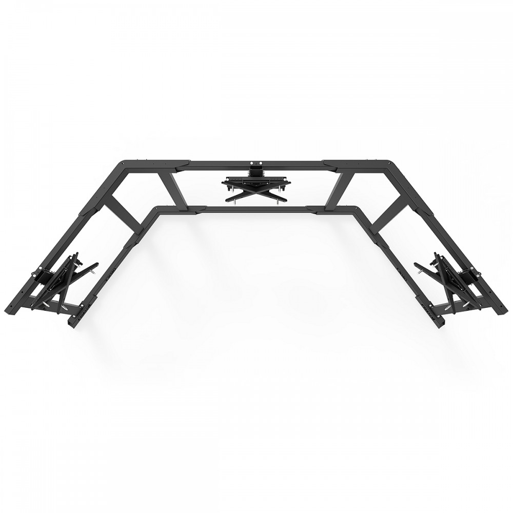 TV STAND TX90 Noir - TV Stand Support Triple écran 65 à 90 Pouces