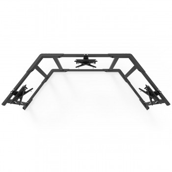 TV STAND TX90 Black - Triple 65-90 inch TV/Monitor Stand