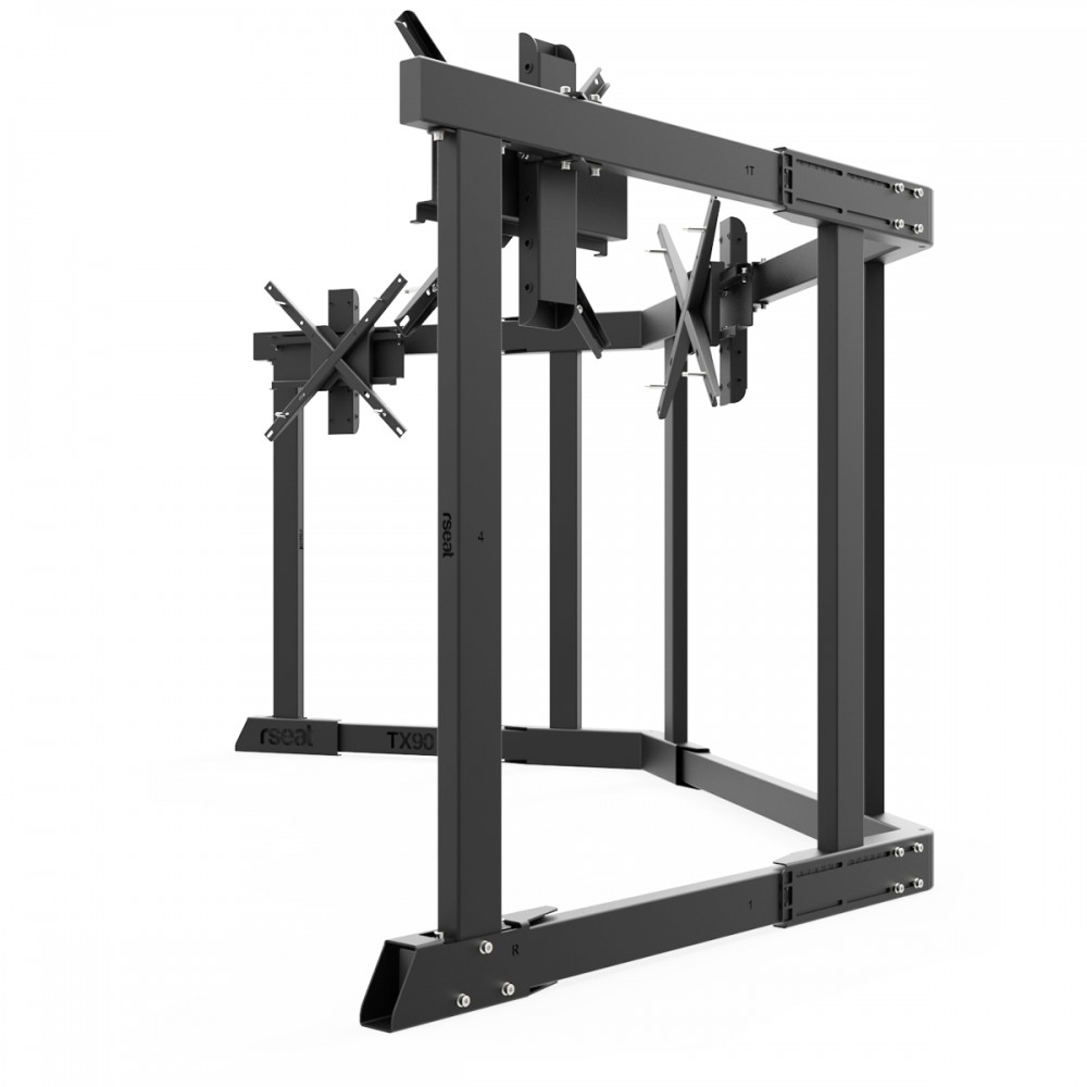 TV STAND TX90 Black - Triple 65-90 inch TV/Monitor Stand TV STAND TX90 Black - Triple 65-90 inch TV/Monitor Stand