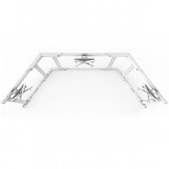 TV STAND TX90 Blanc - TV Stand Support Triple écran 65 à 90 Pouces