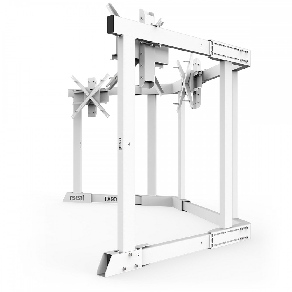 TV STAND TX90 White - Triple 65-90 inch TV/Monitor Stand TV STAND TX90 White - Triple 65-90 inch TV/Monitor Stand