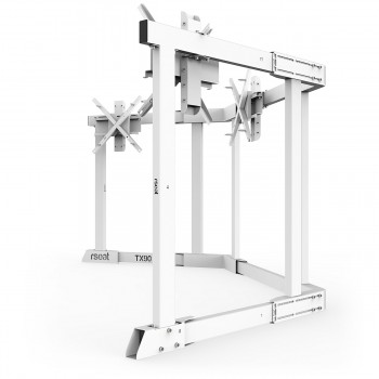 TV STAND TX90 White - Triple 65-90 inch TV/Monitor Stand TV STAND TX90 White - Triple 65-90 inch TV/Monitor Stand