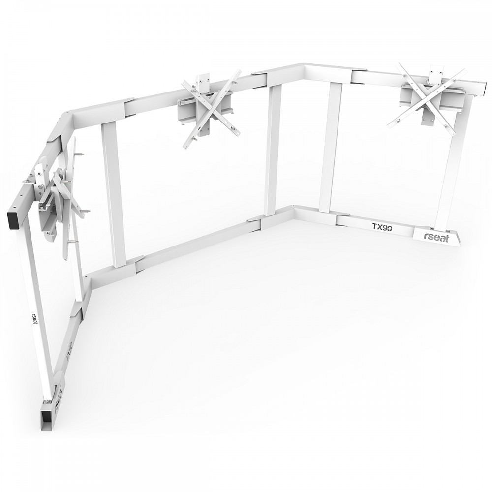 TV STAND TX90 White - Triple 65-90 inch TV/Monitor Stand TV STAND TX90 White - Triple 65-90 inch TV/Monitor Stand