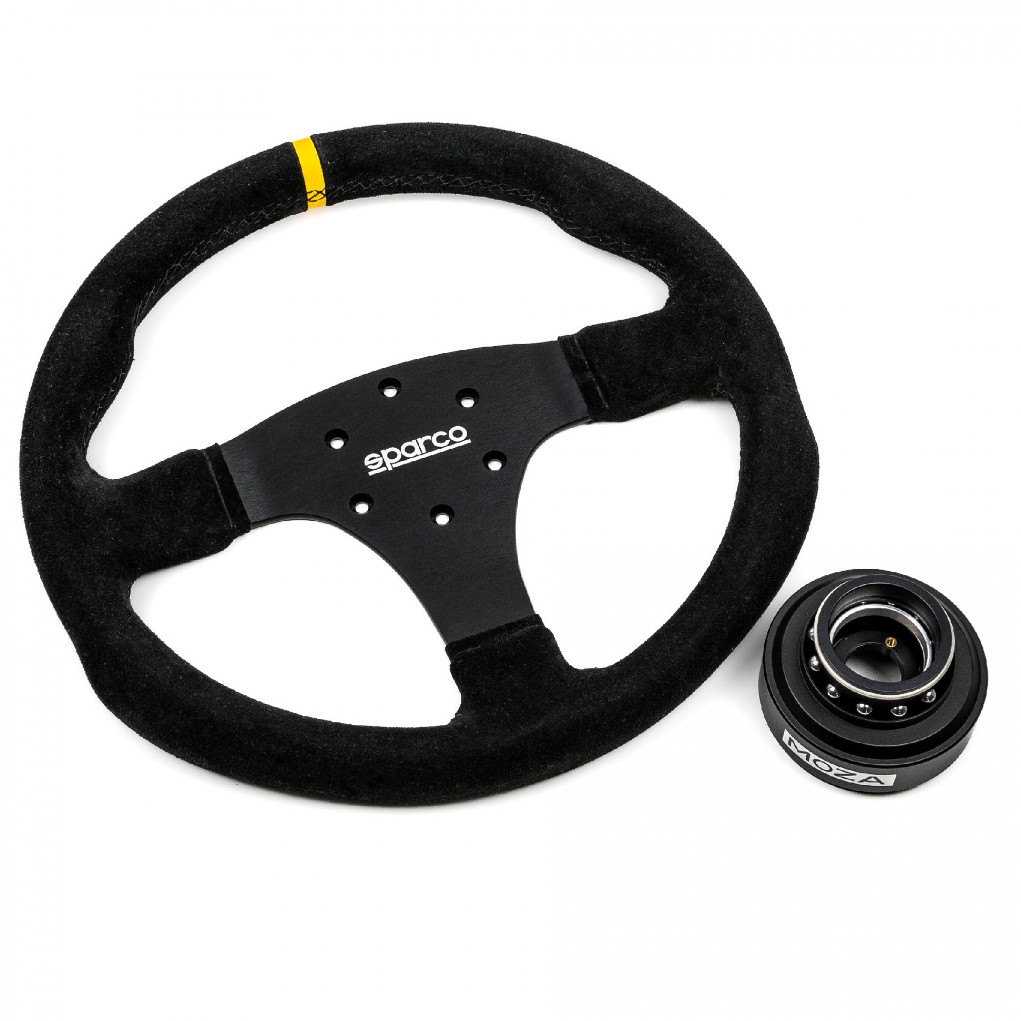 RSeat Europe SimracingBundle Sparco R330 Suede Steering Wheel 330mm ...