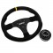 Bundle Sparco R330 Steering Wheel 330mm | Quick Release Moza Racing Bundle Sparco R330 Steering Wheel 330mm | Quick Release Moza Racing