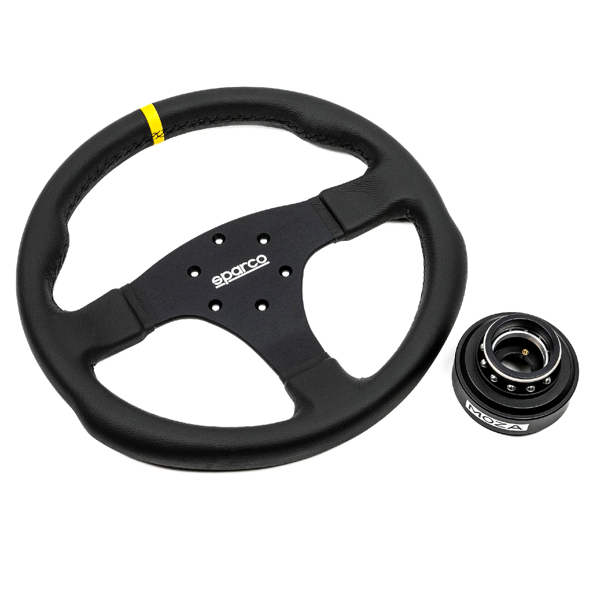 RSeat Europe SimracingBundle Sparco R330 Steering Wheel Black