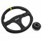 Bundle Sparco R330 Steering Wheel 330mm | Quick Release Moza Racing Bundle Sparco R330 Steering Wheel 330mm | Quick Release Moza Racing