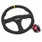 Bundle Sparco R350 Black Leather Steering Wheel 350mm | Quick Release SIMAGIC