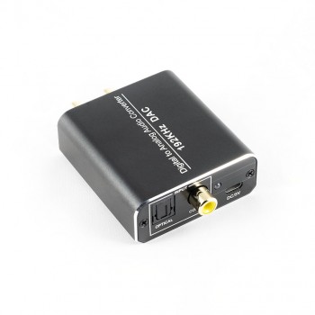 DAC Converter 192 kHz Digital/Toslink to Analog RCA L/R Audio Converter Adapter USB DAC Converter 192 kHz Digital/Toslink to Analog RCA L/R Audio Converter Adapter USB